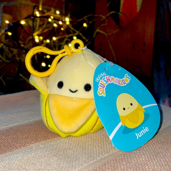 Squishmallow clip- Junie the banana! π NWT! - Picture 1 of 4